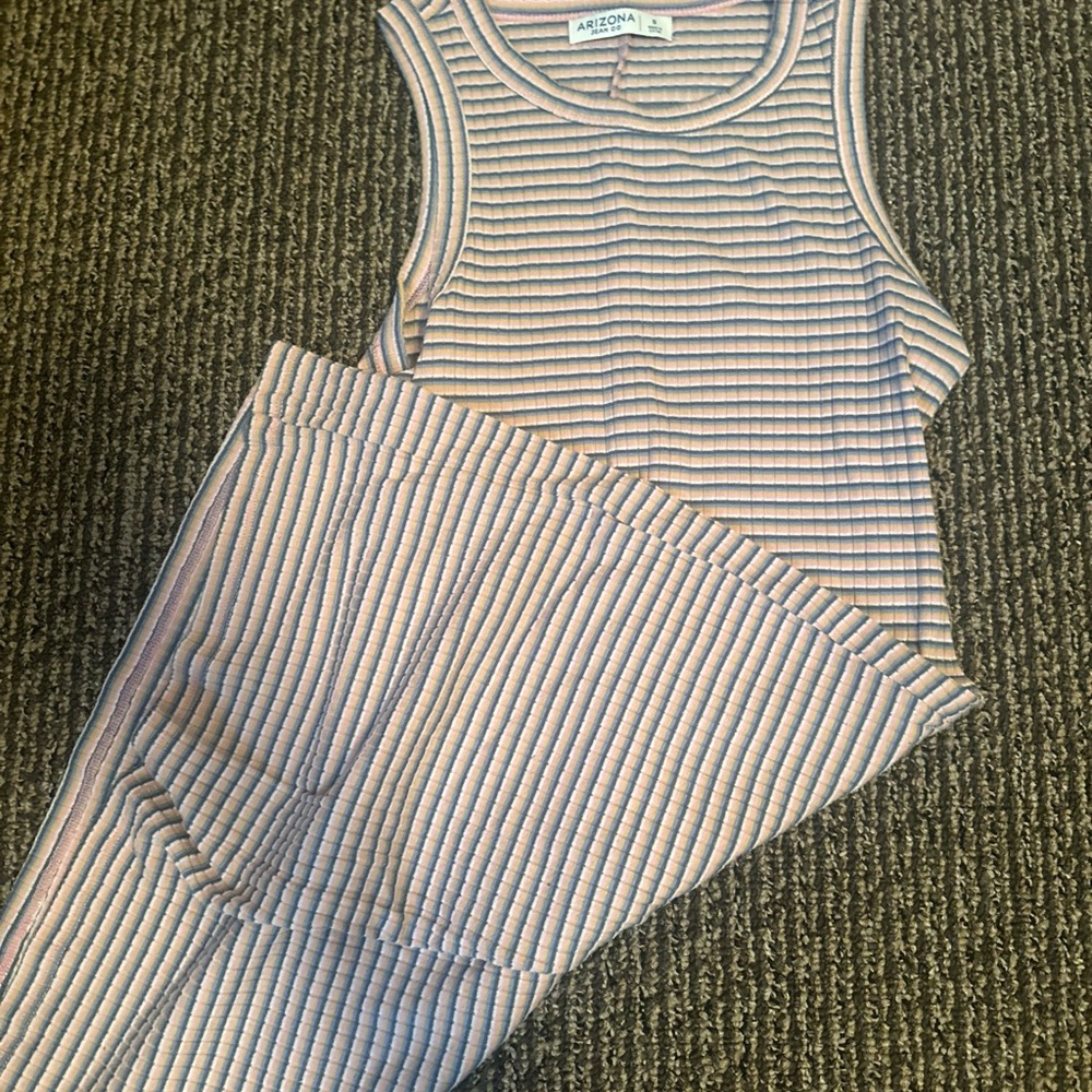 Arizona Jean Company Multicolor Striped Top